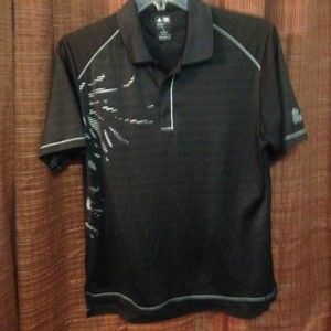 ClimaCool black golf shirt size medium by Adidas